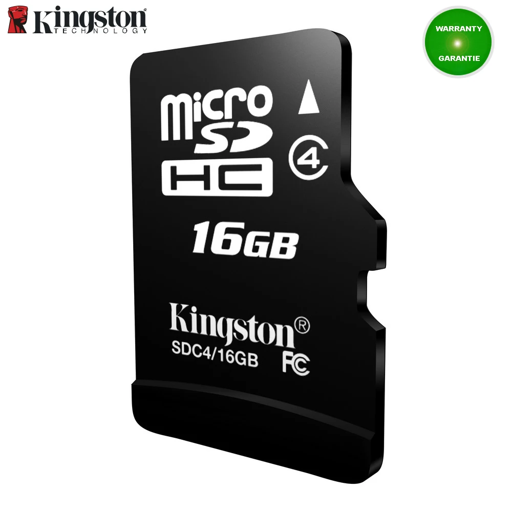 16GB C4 Standard Kingston Micro SD карты памяти 32 ГБ 16 ГБ 64 ГБ Class10 mini sd карты Class4 8 ГБ 16 ГБ с TF Card Reader для Android-смартфон - Емкость: 16GB C4 Standard