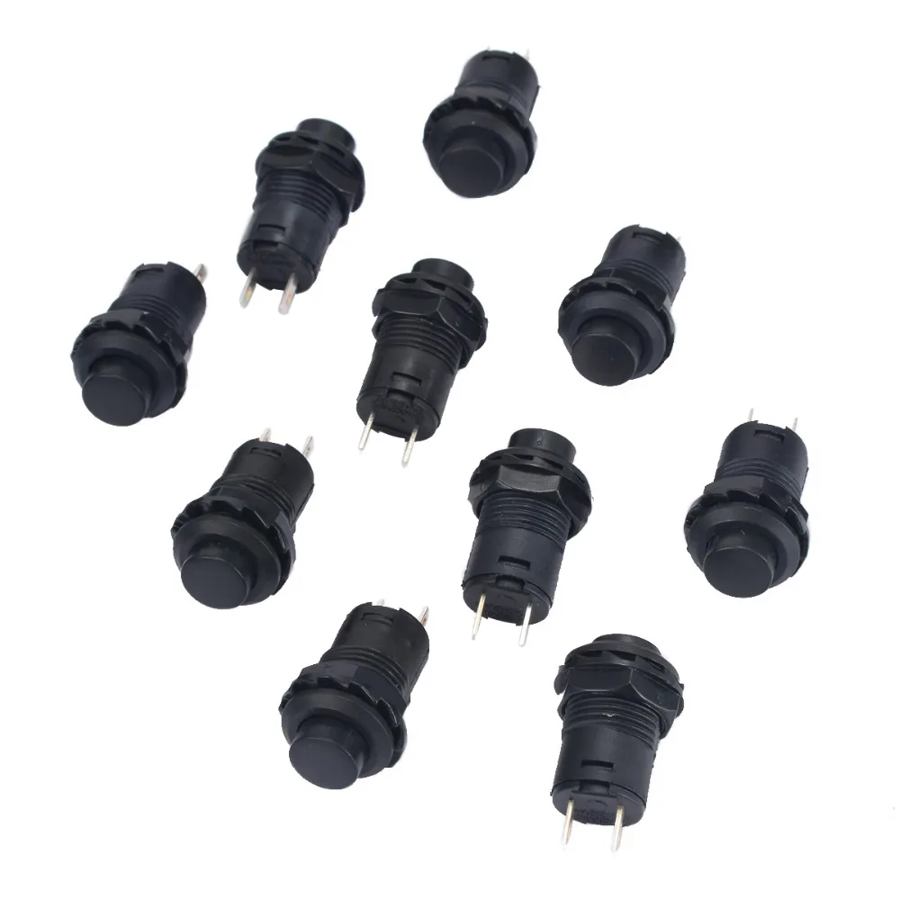 10 шт. кнопочный переключатель для автомобиля лодки 12 мм В 1 5 3 А|switches electrical|supply