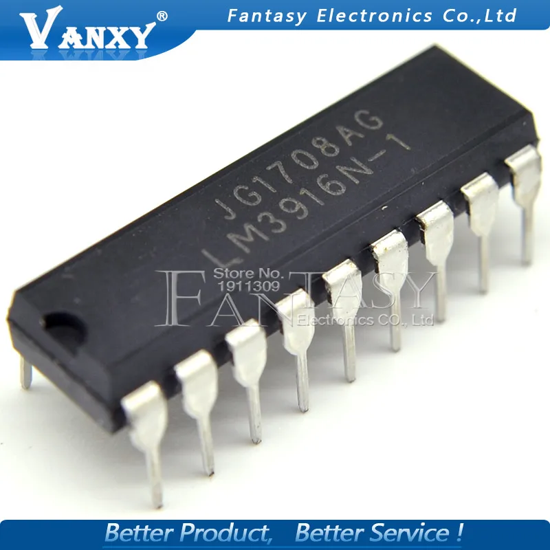 5 шт. LM3916N-1 DIP18 LM3916 DIP LM3916N DIP-18 | Электронные компоненты и принадлежности