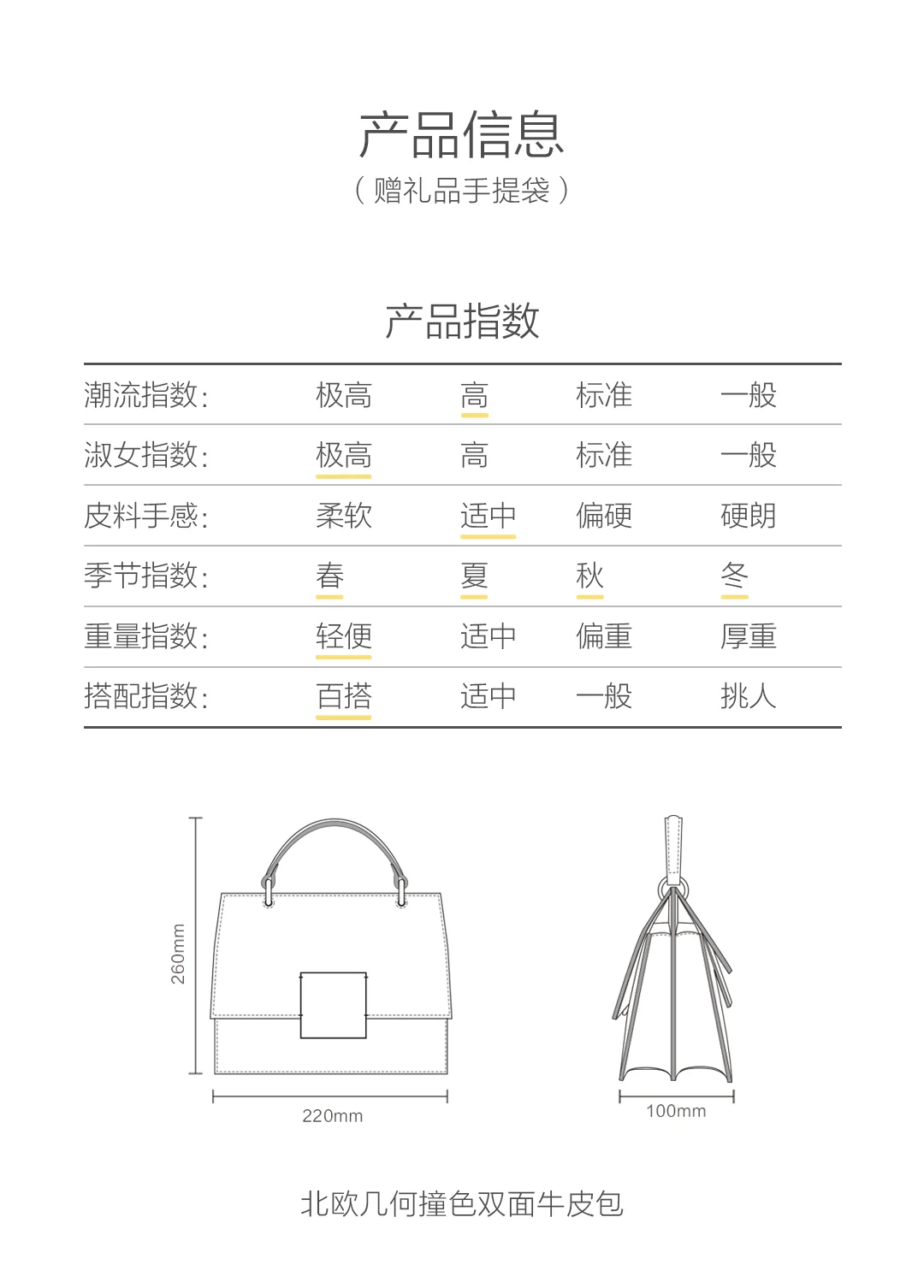 Xiaomi Youpin CARRY'O Скандинавская Геометрическая контрастная цветная Двусторонняя кожаная сумка через плечо OL для работы многосетчатая сумка для хранения