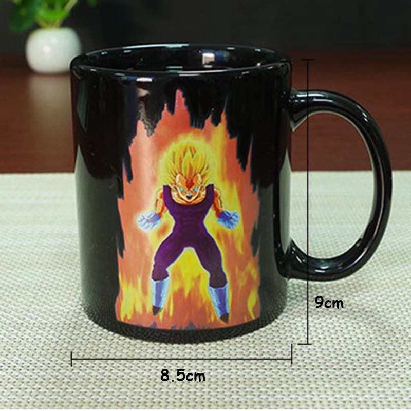 Креативная изменяющая цвет кружка Transhome Dragon Ball Z Vegeta керамическая кофейная для