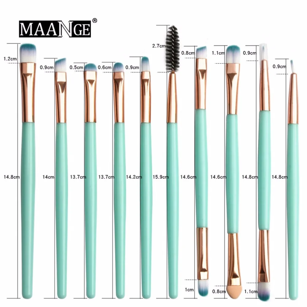 Набор кистей для макияжа 10 шт. профессиональные инструменты набор туалетных принадлежностей