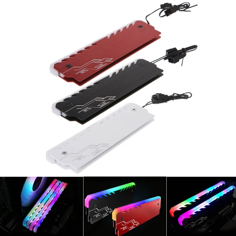 Алюминиевый радиатор для кулера ОЗУ RGB 265 световой настольного компьютера жилет