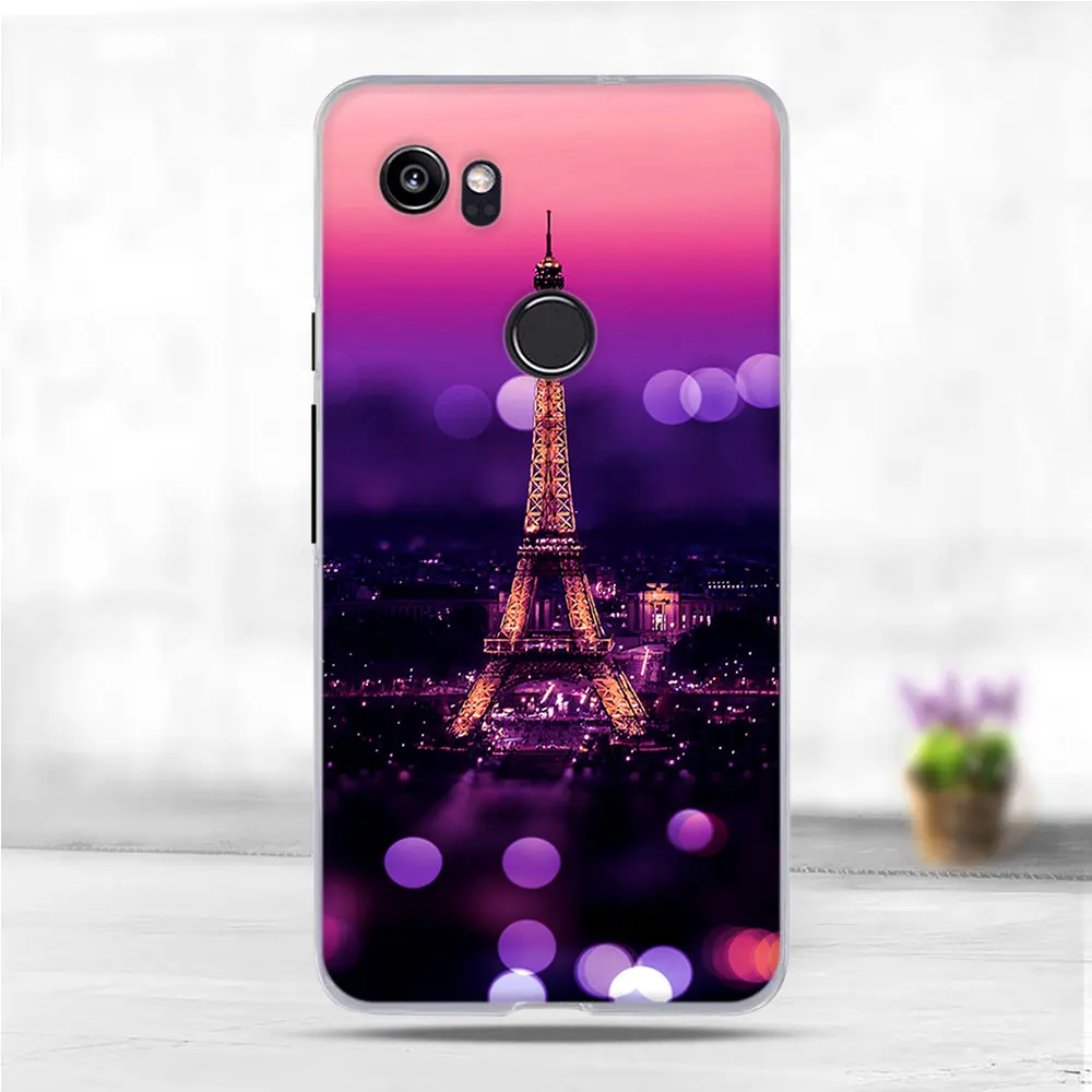 ТПУ защитный чехол для Google Pixel 2 XL Мягкий силиконовый Модный телефона | Мобильные