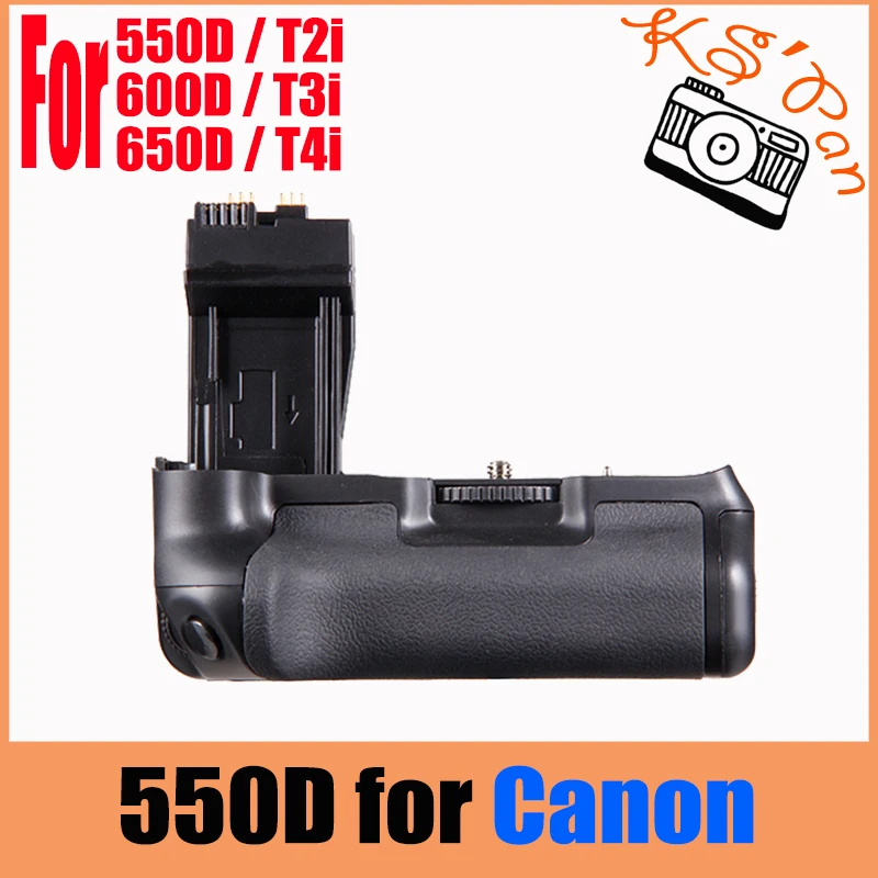 Вертикальный батарейный блок для Canon EOS 550D 600D 650D 700D T4i T3i T2i|vertical battery grip|battery gripbattery