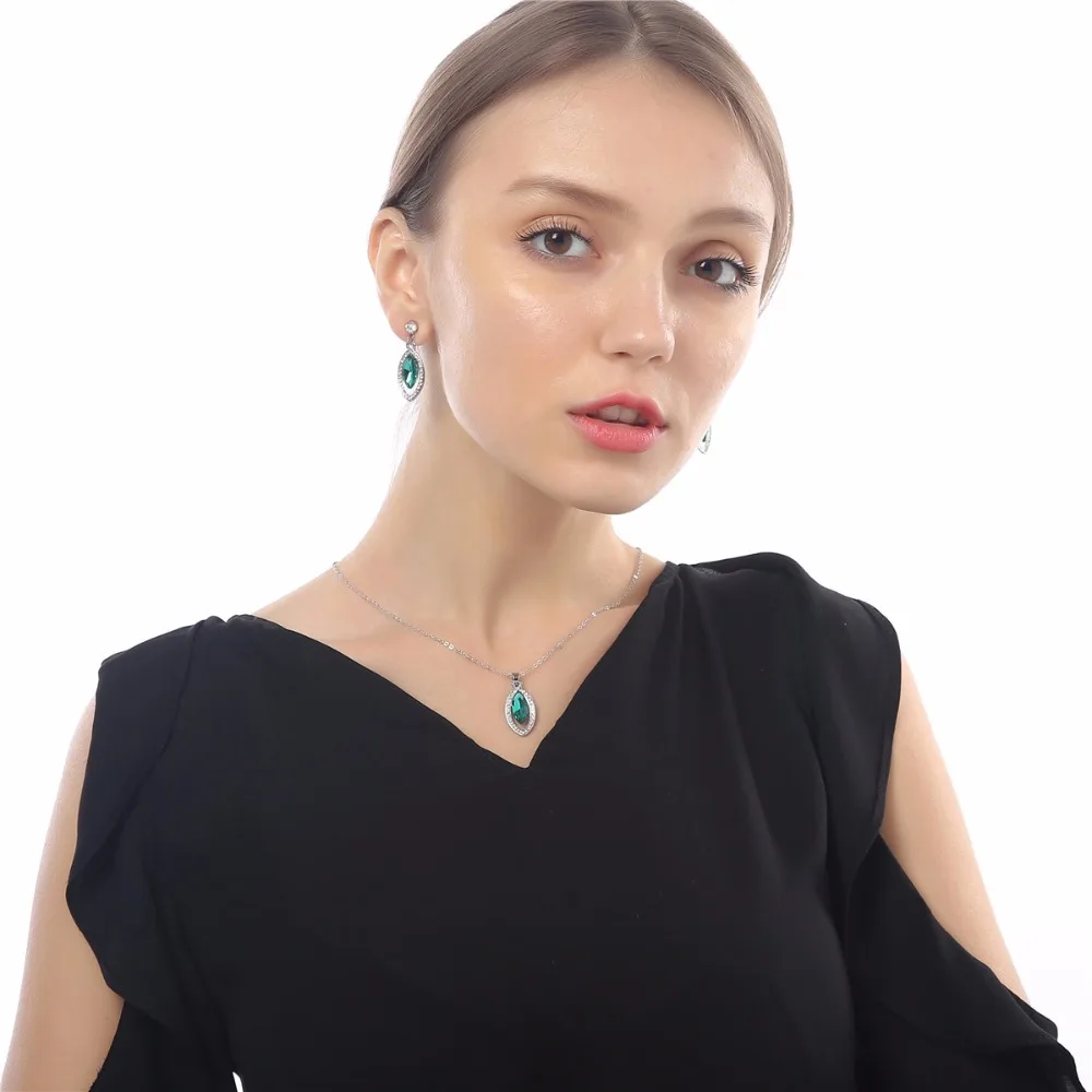 Новое поступление удивительный бренд Свадебные Ювелирные наборы для невесты с