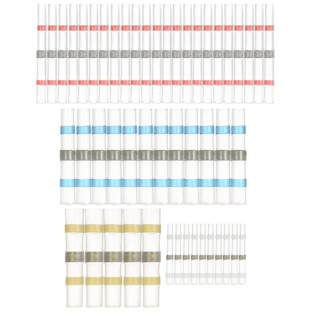 50 шт провода для пайки Клеммы соединители термоусадочные клеммы Электрический