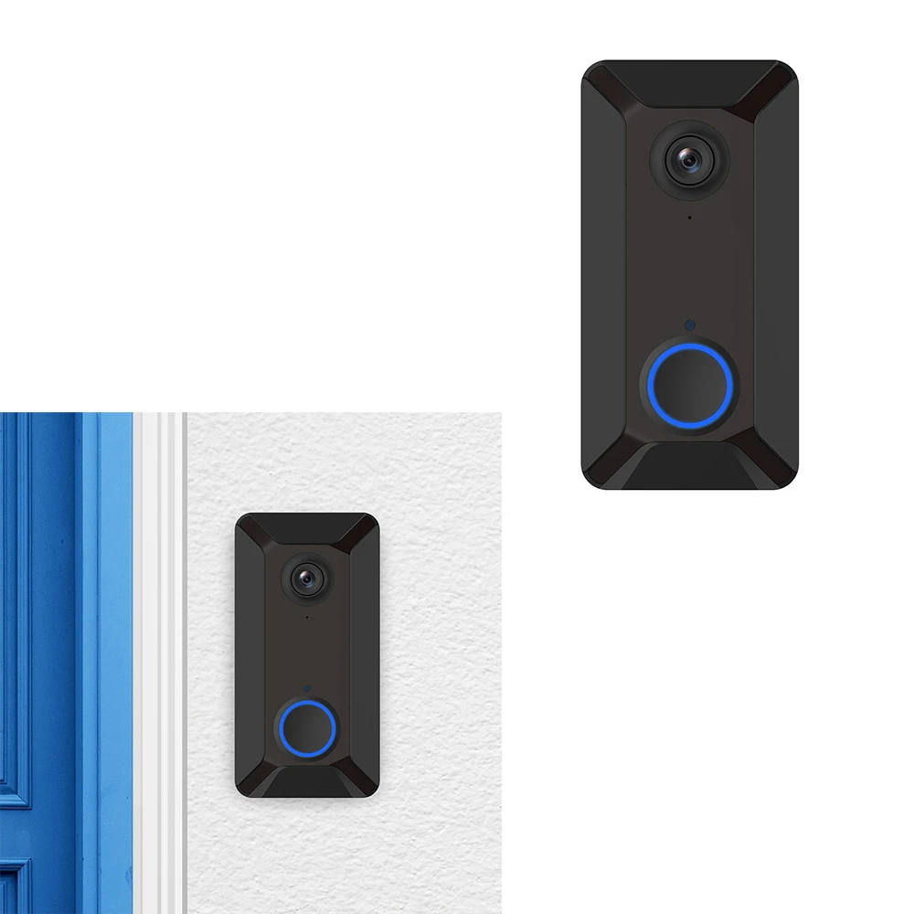 V6 Smart IP 720P телефон дверной звонок камера для квартиры ИК сигнализация