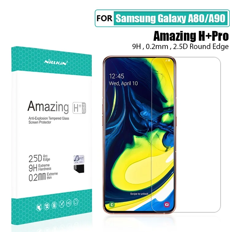 H Plus Pro 2.5D Защитное стекло для экрана NILLKIN Amazing H/H+ PRO 9H для samsung galaxy a80 версия - Цвет: H Plus Pro 2.5D