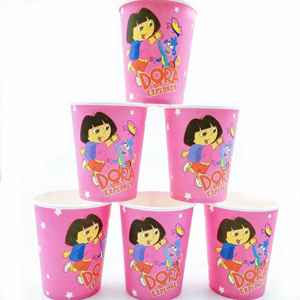 10 шт. вечерние платья с рисунком из мультфильма Дора путешественница для