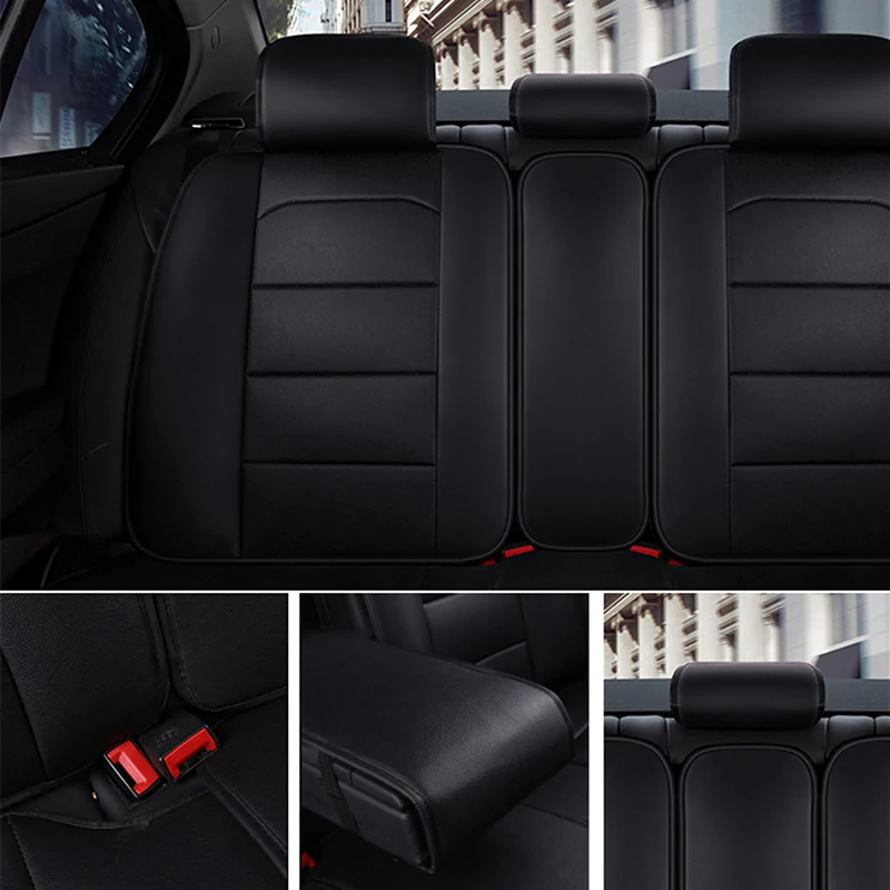 

kokololee PU Leather Auto Universal Car Seat Cover Automotive Seat Covers for toyota lada kalina granta priora renault logan bmw