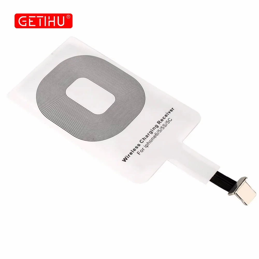GETIHU Qi беспроводной приемник зарядного устройства для iPhone 5 5S SE 7 6 S Plus Pad все микро