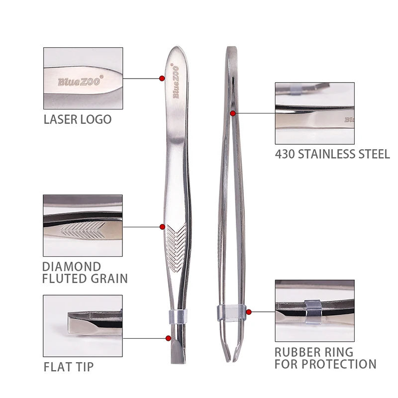 Пинцет для бровей средство удаления волос из носа пинцет нержавеющей стали