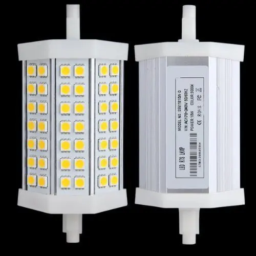 4XR7s J118 Ampoule Spot Dimmable 5050 SMD 42 LEDs Blanc Chaud 3000K 118 мм | Лампы и освещение