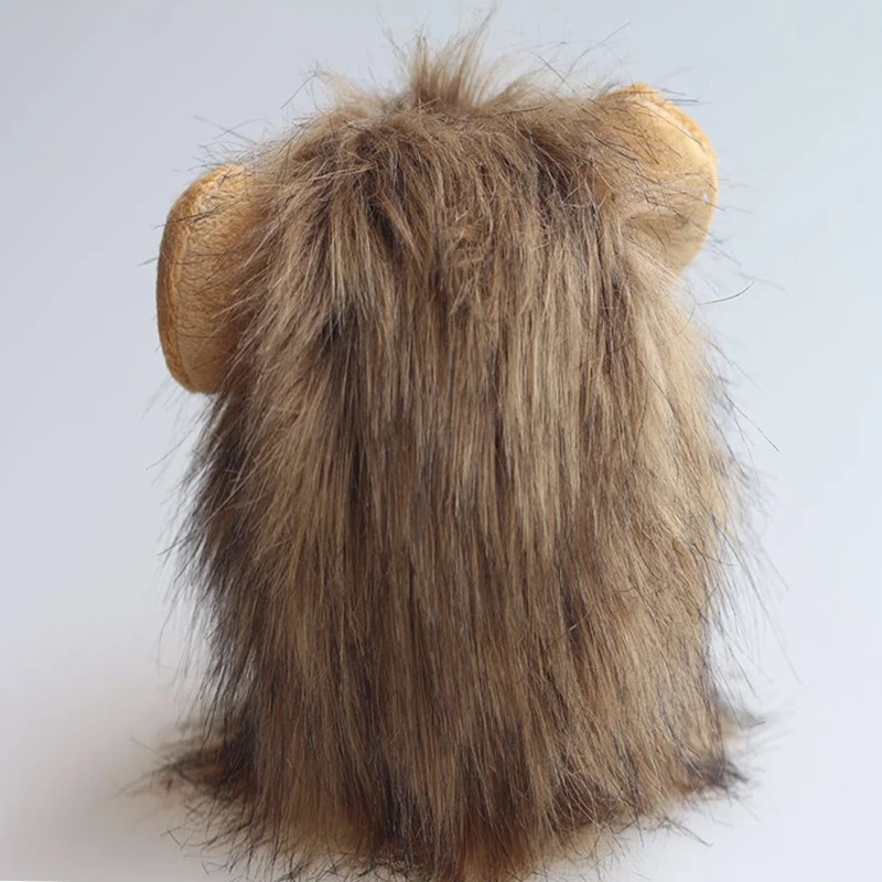 Маскарадный костюм Petshy для домашних животных кошек Львов гривы ушей парик и