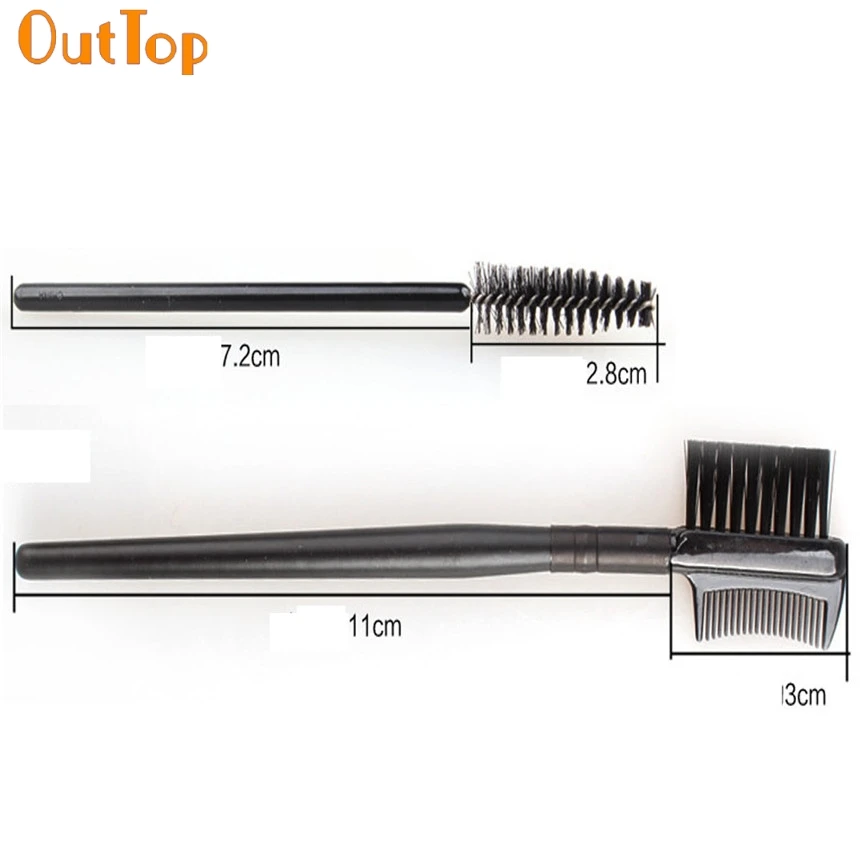 OutTop ColorWomen 1 шт. щетка для ресниц с одной головкой + двойная бровей Набор