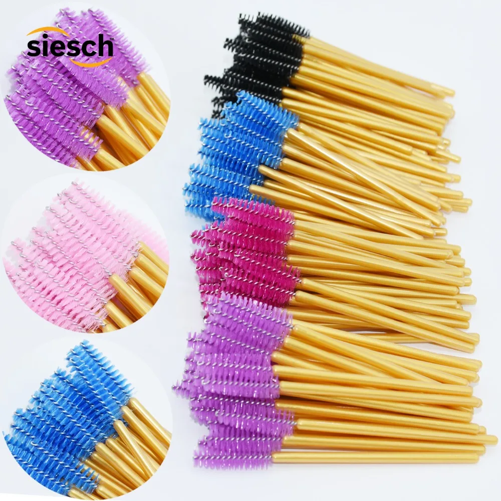 10 шт. новая кисточка для Бровей Ресниц Расческа тушь ресниц палочки наращивание