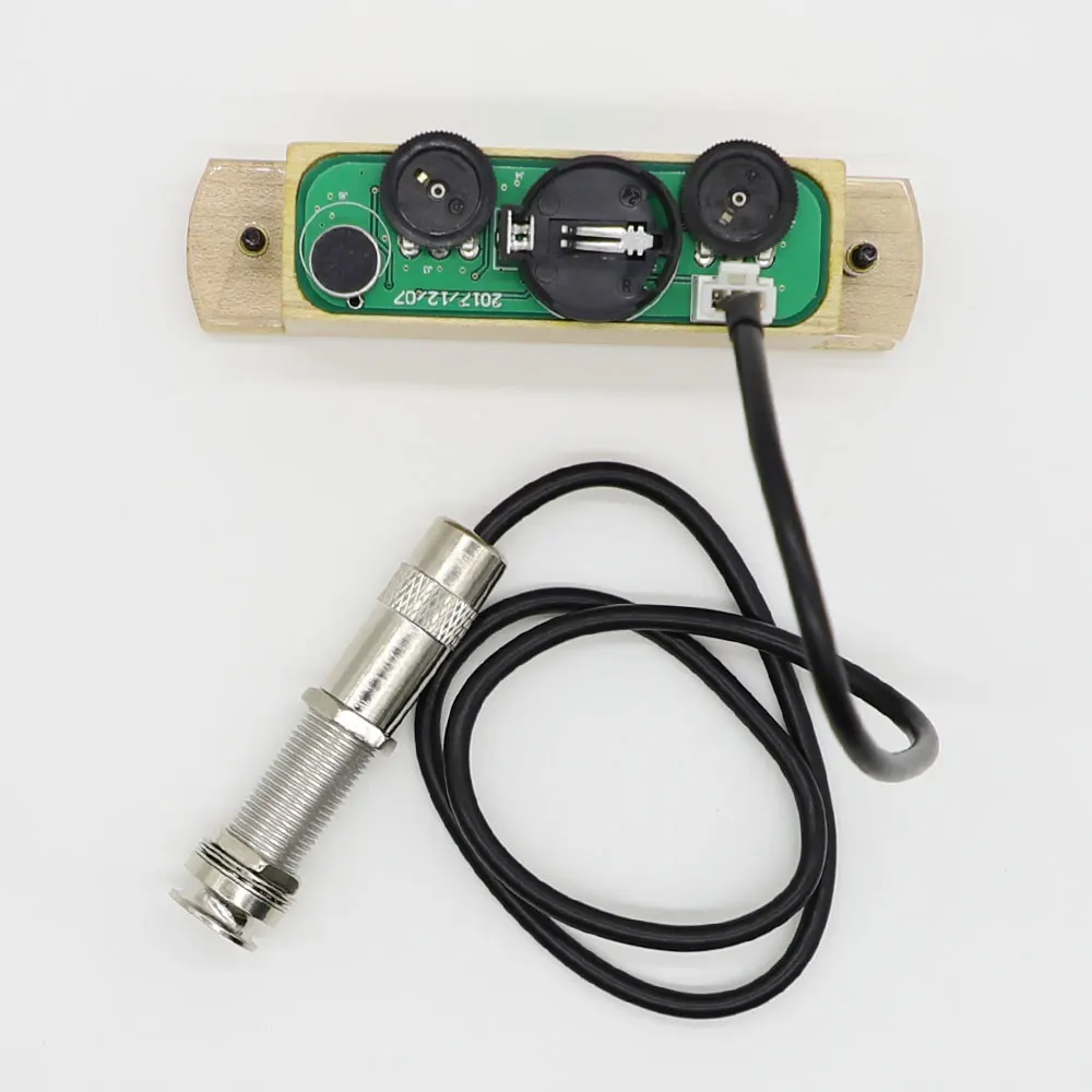 Акустическая гитара Soundhole pick up с микрофоном палочки с одной катушкой высокое качество Endpin Jack аксессуары для гитары запчасти