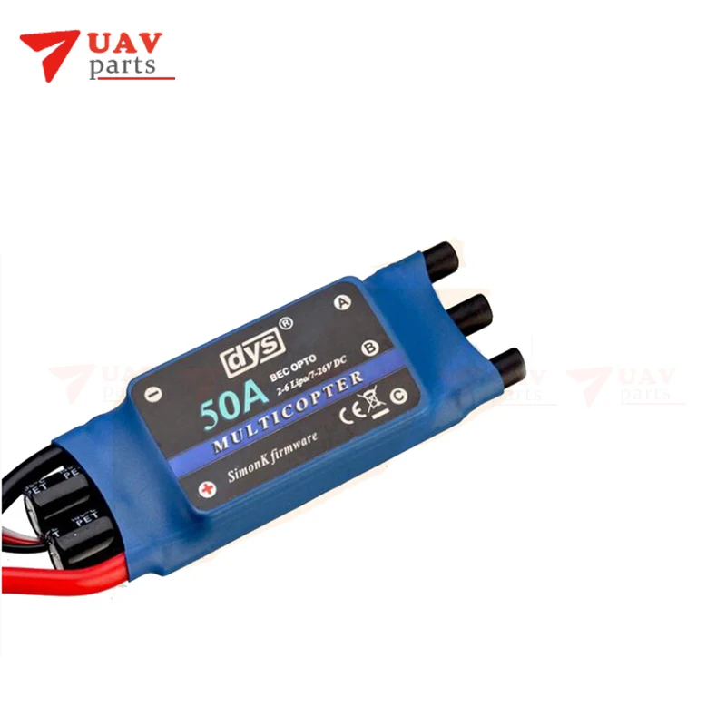 Контроллер скорости DYS 50A MB30050 2 6S (Прошивка Simonk) ESC для мультикоптера (серия