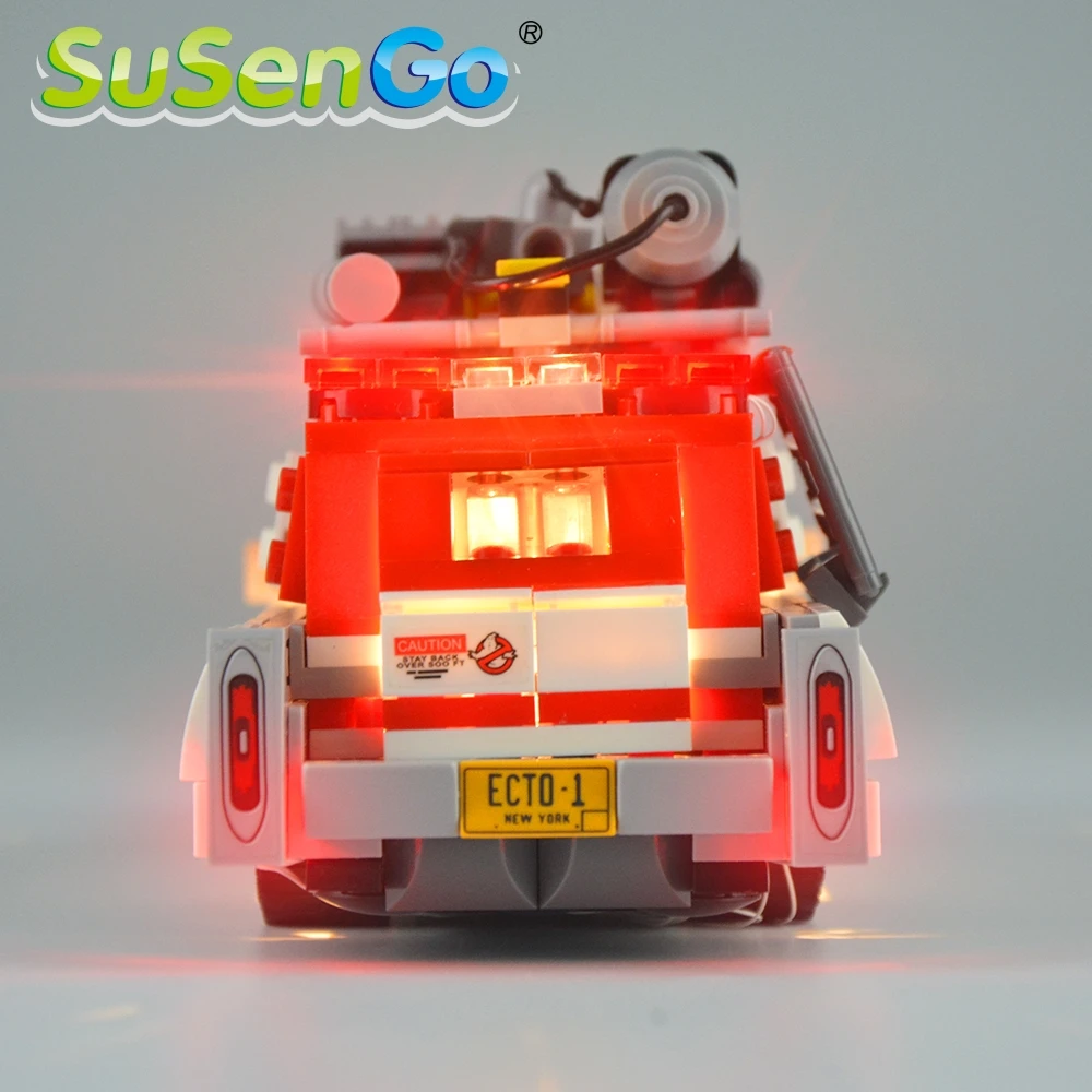 SuSenGo светодиодный светильник комплект для 75828 Ecto 1 & 2 Ghostbusters совместим с
