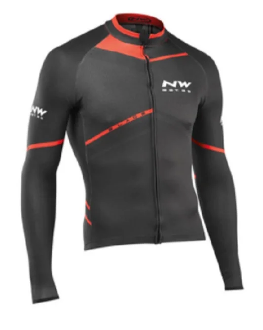 only jersey NW Воздухопроницаемый комплект одежды для велоспорта Northwave с длинным рукавом, летний мужской костюм из Джерси, спортивная одежда для велоспорта и горного велосипеда - Цвет: only jersey