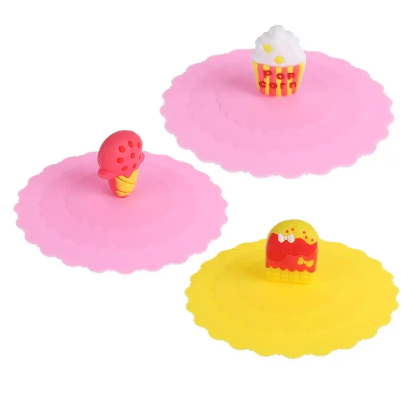 Чехол для чашки Креативный мультяшный зеленый пищевой силиконовый чехол Милая