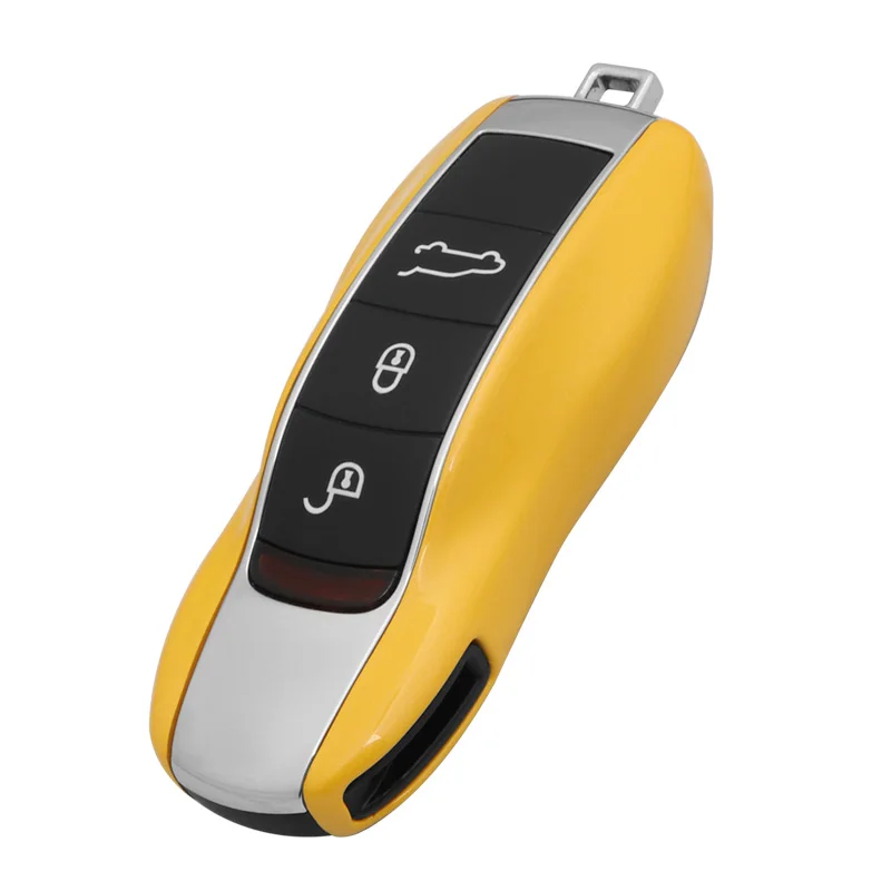Car Styling Key Cover Shell Case For Porsche Cayenne Boxster 986 987 Panamera Macan TPU Remote Wallet Accessories | Автомобили и
