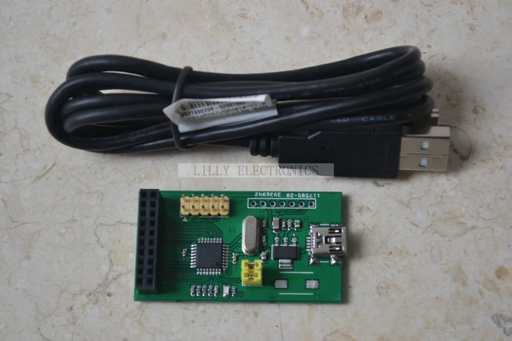 

Тестовая плата ATMEGA8/AVR CF7670, USB-передача в UART (CP2012)