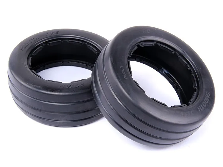 Rovan передняя шина Slicks 2 подходит для ПК HPI Baja 5b King Motor Truck Запчасти | Игрушки и хобби