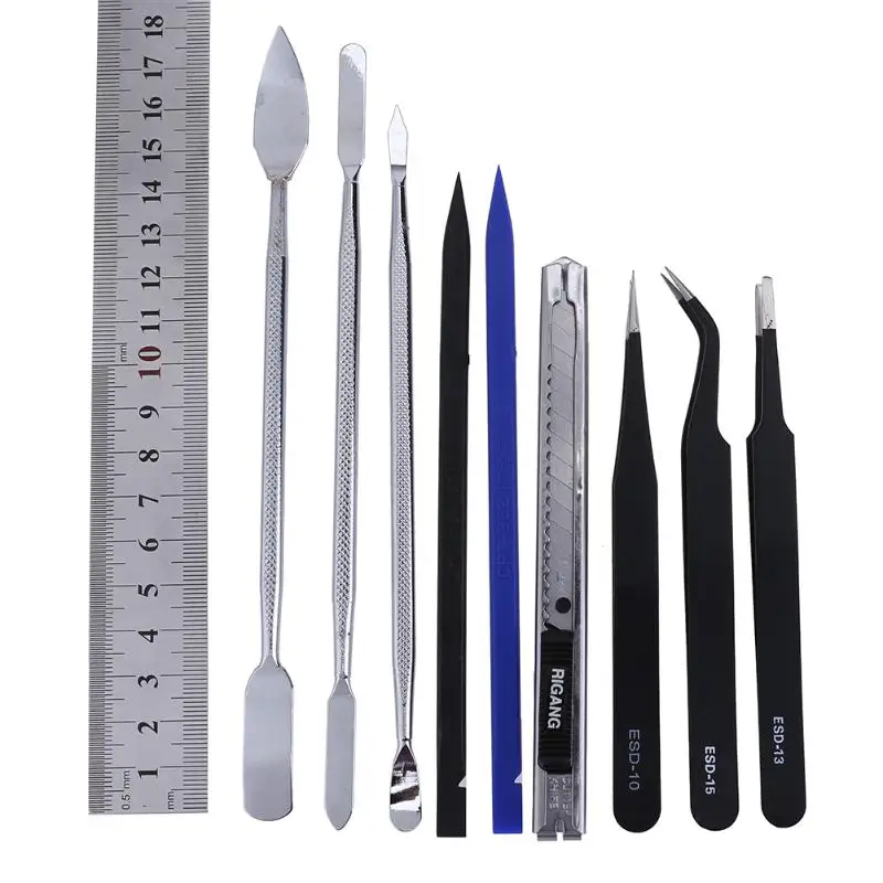 Профессиональный набор инструментов для ремонта экрана мобильного телефона 19 в 1