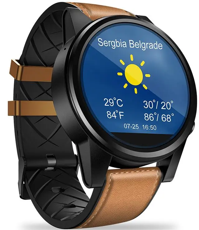 Brown Thor 4 PRO 4 аппарат не привязан к оператору сотовой связи Смарт-часы 16 г 1 5MP Камера GPS SIM WI-FI BT4.0 с мобильным телефоном на базе Android 7.1.1 4 ядра Smartwatch лучший рождественский подарок - Цвет: Brown