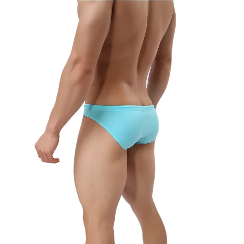 GANYANR Brand Gay Men Swimwear Swimsuit Swimming Trunks Sunga Swim Shorts Briefs Bikini Bathing Suit Sexy Low Waist Bulge|gay swimwear men|briefs