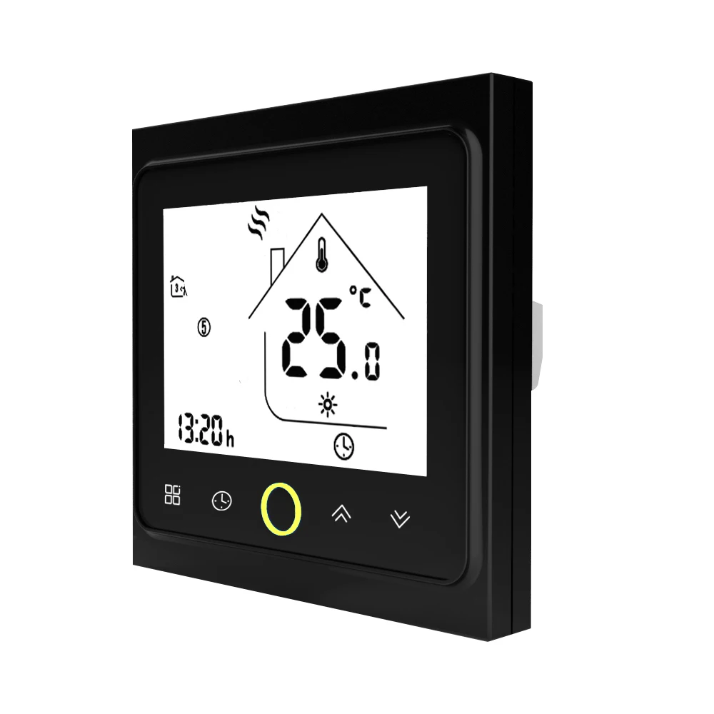 Thermostat Modbus Communication 16A Electric Heating LCD Touch NTC Sensor Programmable Room Temperature Controller | Обустройство