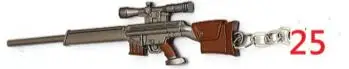 25 HSIC PUBG оружие Kar98K AKM Модель брелок АК 47 игрушки брелоки в виде оружия llaveros chaviro sleutelhanger брелок держатель Drosphipping - Цвет: 25