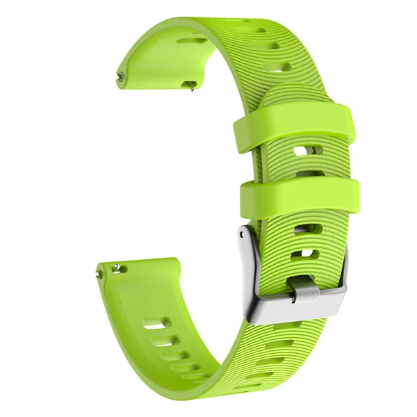Lime green Цветной мягкий сменный силиконовый ремень для Garmin Forerunner 245 смарт-спортивный браслет для Garmin Forerunner 245 M ремешок для часов - Цвет: Lime green