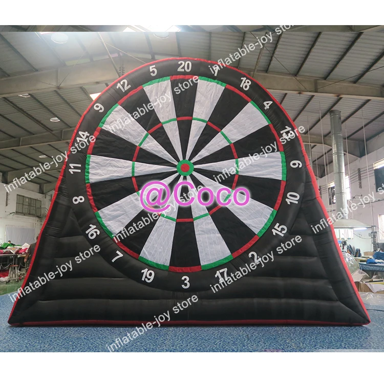 Бесплатная доставка воздуха! 4 м-13 футов надувной футбол Дарт игры двойные стены