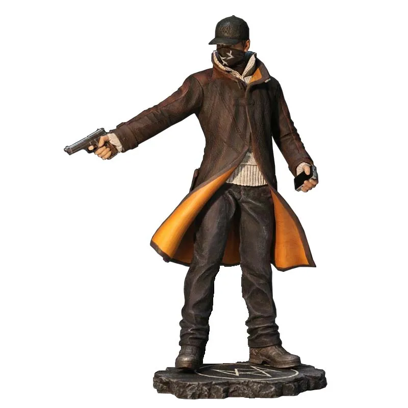 Часы Собаки Aiden Pearce ПВХ фигурка модель игрушки подарок 24 см|Игровые фигурки и