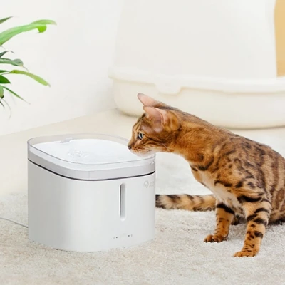1 Mijia котенок, щенок, домашнее животное диспенсер для воды для собак и кошек чистый белый цвет маленький питомец диспенсер для воды 2л