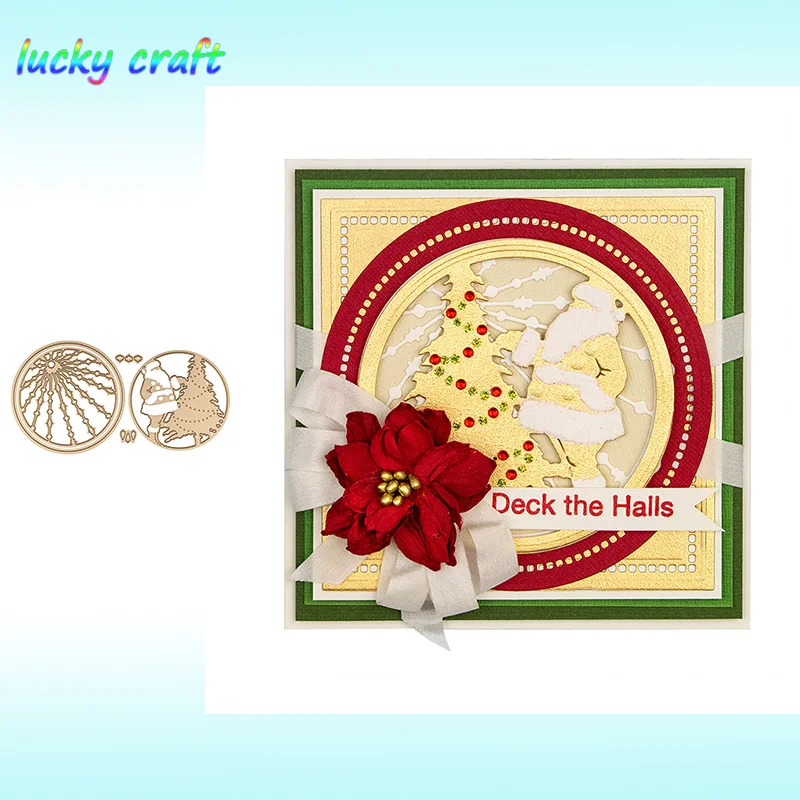 Удача YCraft Merry Новогодняя Коллекция металлические режущие штампы для DIY Скрапбукинг тиснение бумажные карты для ручной работы штампы резки