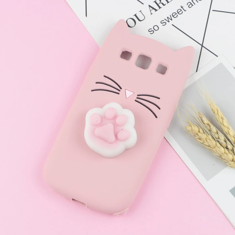Милый японский блестящий чехол с котом для samsung Galaxy J1 Ace J2 Pro J3 J4 Plus J5 J6 Prime J7 J8 мягкий чехол с котом