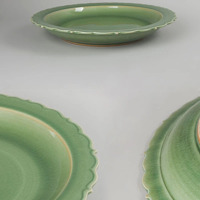 Цветочный горшок в японском стиле Ikebana ручная работа античный келетон глазурь