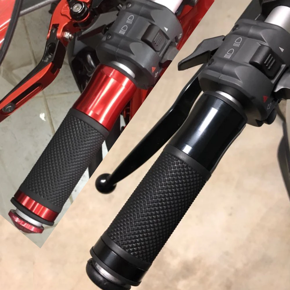 Руль конец ручки CNC мотоциклетные гоночный грипса на руль для Honda kawasaki Suzuki Ducati Hyosung