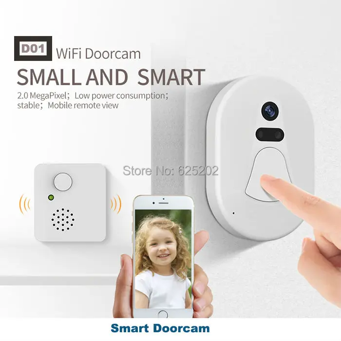 Видеодомофон HD 1080P Wi Fi ночное видение|wifi night vision|wifi home phonewifi security |