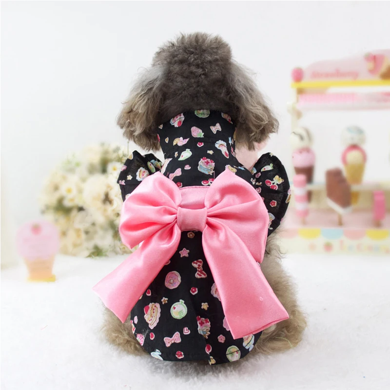 Abrlo Puppy Новая модная Однотонная юбка для питомца собаки галстук-бабочка животных