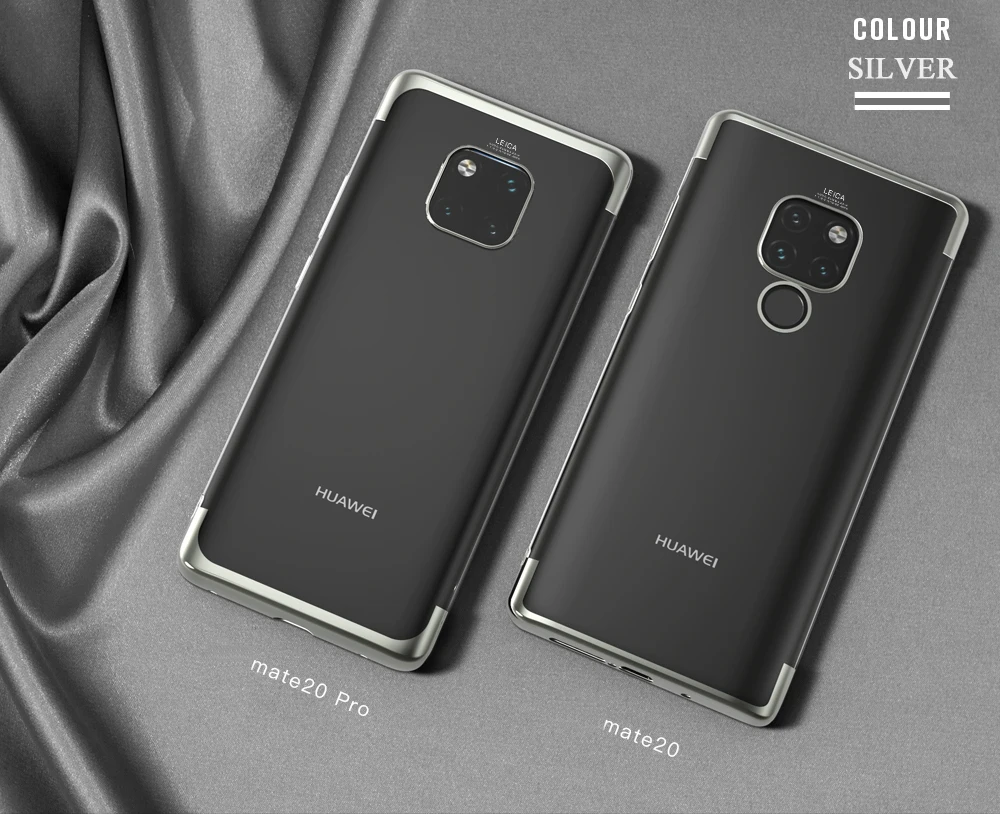 ITEUU TPU прозрачный гальванический чехол для телефона huawei mate 20 mate 20 Pro Чехол s мягкая прозрачная задняя крышка Роскошный чехол