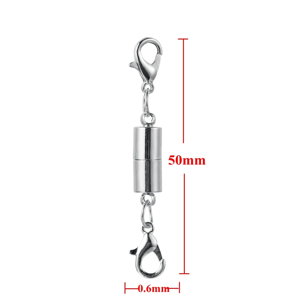 5/6/10PCs Gold Silver Necklace Bracelet Connector Hook Round Ball Magnetic Clasps Buckle Metal DIY Jewelry Accessories | Украшения и