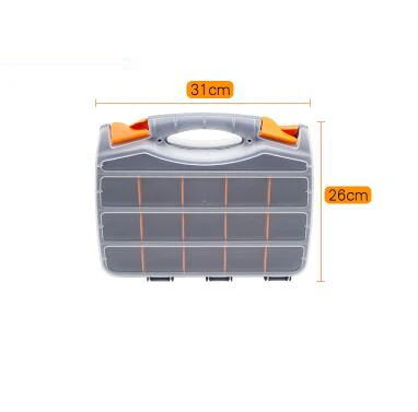 30 grids 25/30 сетки портативные детали коробка металлический винт коробка для хранения Аппаратные части отвертка ремонт автомобиля ручной инструмент - Цвет: 30 grids