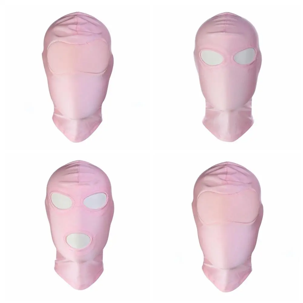 LoveFun 4 комплекта дышащий чехол для лица спандекс зентай костюм маска с капюшоном