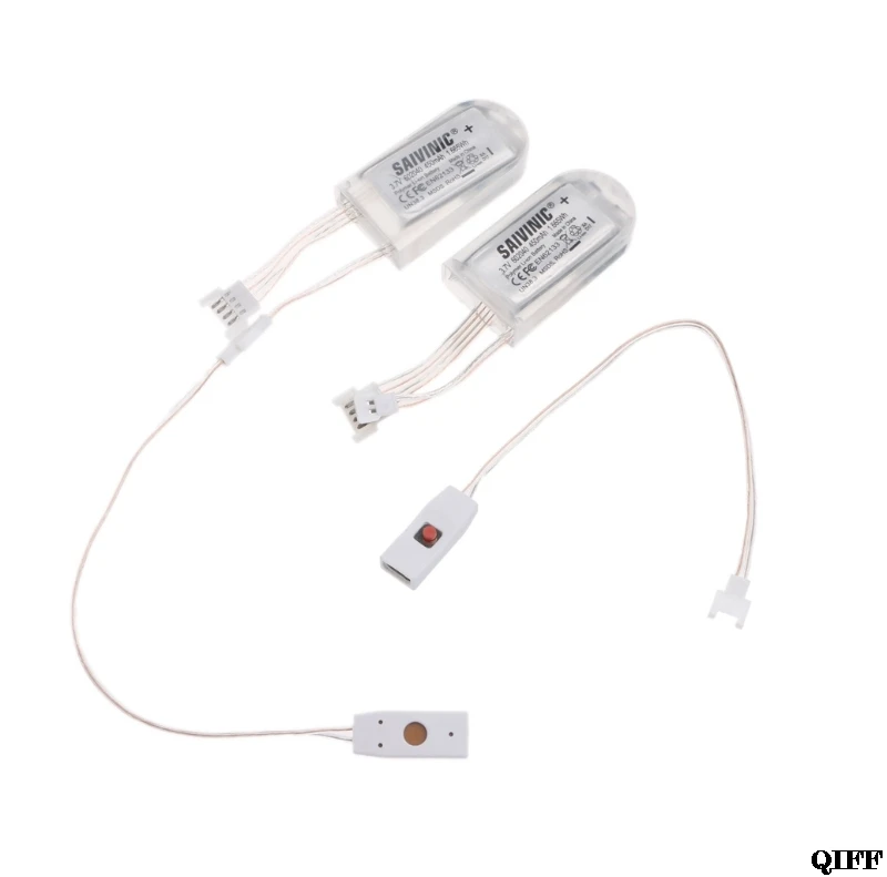 Прямая поставка и 1 пара водонепроницаемый USB led обувь полоса светильник 0.65mx2 RGB SMD3528 гибкий Декор APR28