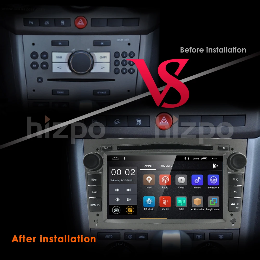 HD1024x600 QuadCore 4 GWIFI оперативная память 2 Гб Android8.1 PC DVD плеер автомобиля для Opel Zafira Meriva